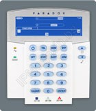 PARADOX K35 - жична, 32 зони, LCD клавиатура, с икони 