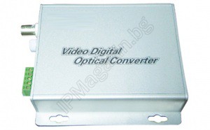 MM1V1D2TR - MULTIMODE video transmission system via an optic cable
