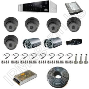 IP-S8004 -Система от 8 камери и DVR рекордер - за магазин 