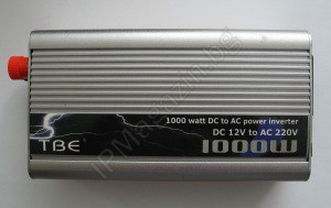 Inverter, DC 12V to AC 220V, 1000W 