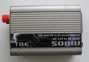 Inverter, DC 12V to AC 220V, 500W 