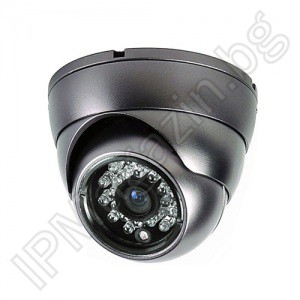 SWD-752 / PDF-30 Vandal dome camera with IR illumination for CCTV
