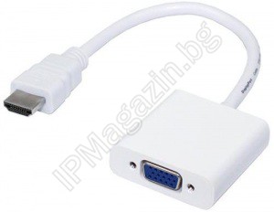 Adapter, HDMI Male to VGA 