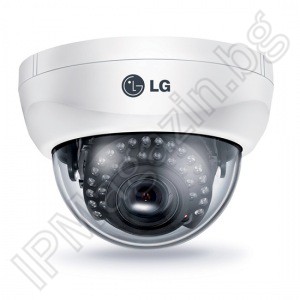 LG LCD5300R-BP dome camera with infrared illumination for video surveillance