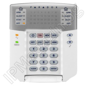 PARADOX K32 + - wired, 32 zone, LED keypad 