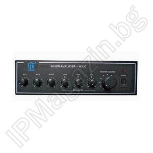 MX-60W - 60W, 6 inputs, amplifier