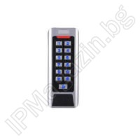 CC1C - 2-4cm, external mounting, touch keypad, backlight independent controller, MIFARE 13.56MHz