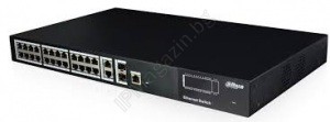 PFS4228-24T - 24-port WEB Managed Layer-2 switch optimized for CCTV systems, a manageable ETHERNET switch