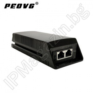 TT713E-PSEt - Gigabit PoE Injector, IEEE802.3af / at / 30W 