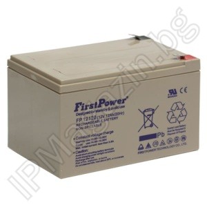 FP12120 - First Power, rechargeable, 12V, 12Ah, F2 