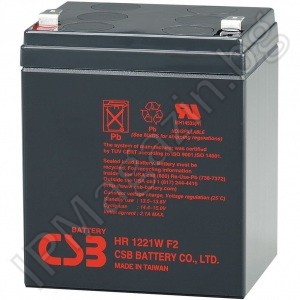 HR1221W - CSB, акумулаторна батерия, 12V, 5.3Ah, F2 